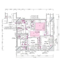 ブランズタワー谷町四丁目の物件間取画像